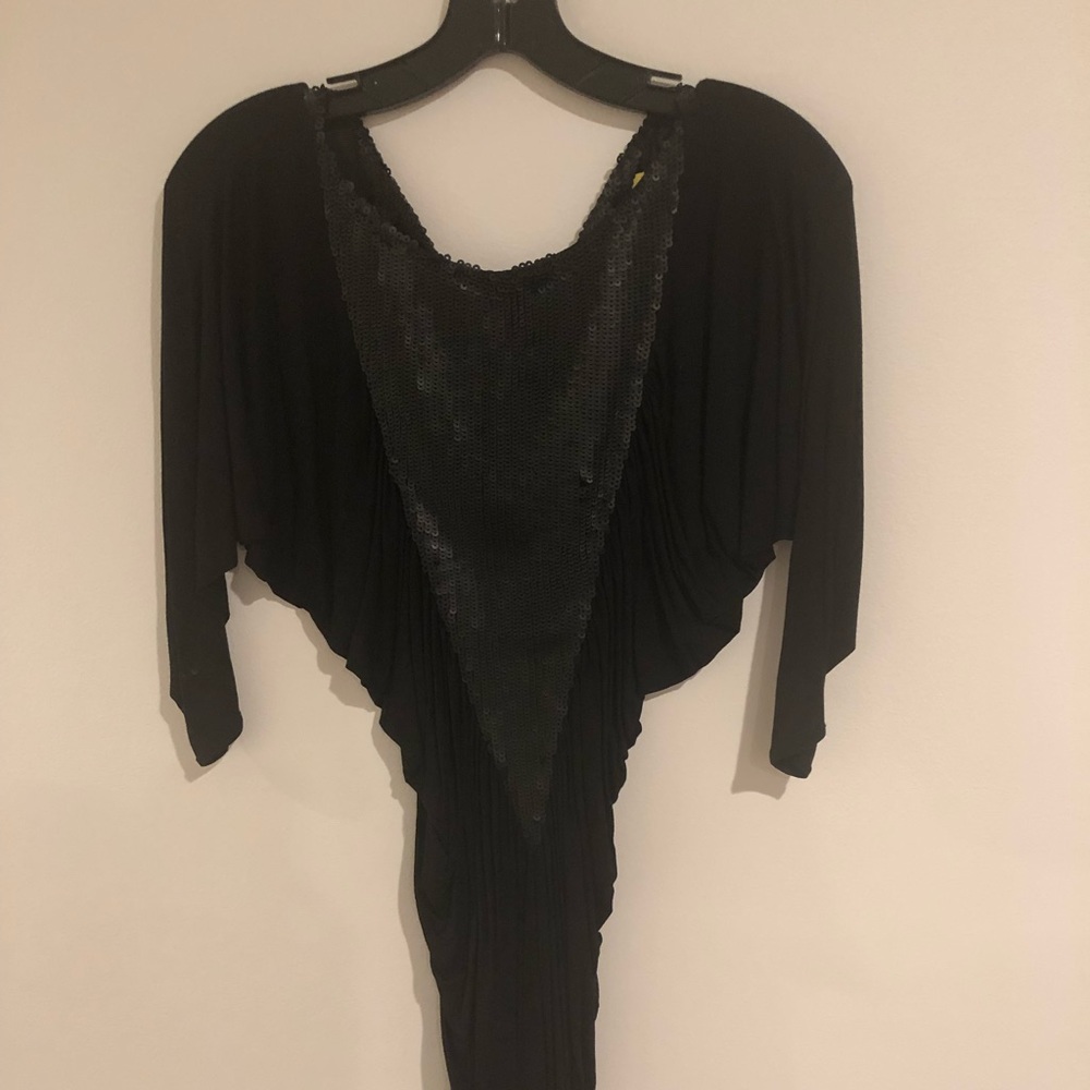 Catherine malandrino sequin / jersey dress